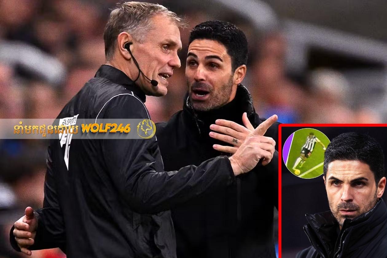 MIKEL ARTETA ត្រូវបានចោទប្រកាន់ដោយ FA ជុំវិញការរិះគន់មន្ត្រីអាជ្ញាកណ្តាលបន្ទាប់ពីបរាជ័យជាមួយ NEWCASTLE