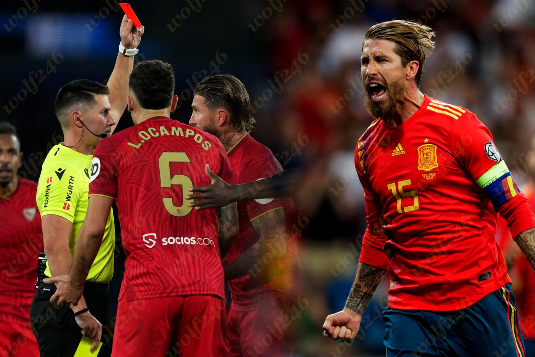 Ramos ត្រូវ​បាន​បណ្ដេញ​ចេញ​ពី​ការ​ប្រកួត​ជា​លើក​ទី២៩ហើយ​ក្នុង​អាជីព​របស់​ខ្លួន