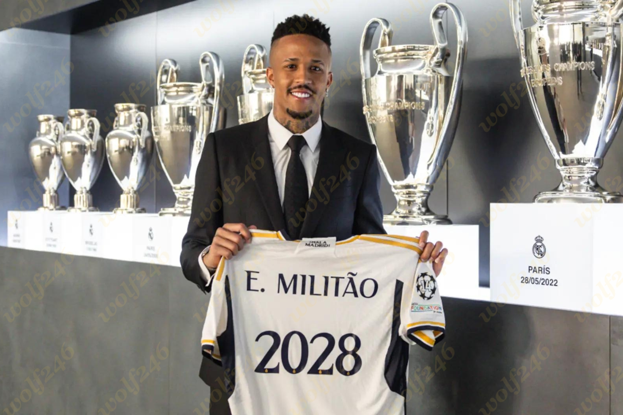 ខ្សែការពារ Eder Militao បានបន្តកុងត្រាថ្មីជាមួយ Real Madrid ដល់ឆ្នាំ២០២៨